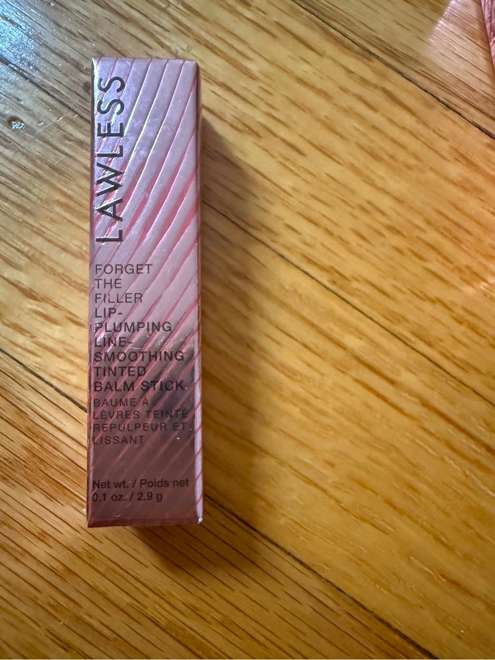 LAWLESS Forget The Filler Tinted Lip Balm Stick - Rose/Pink